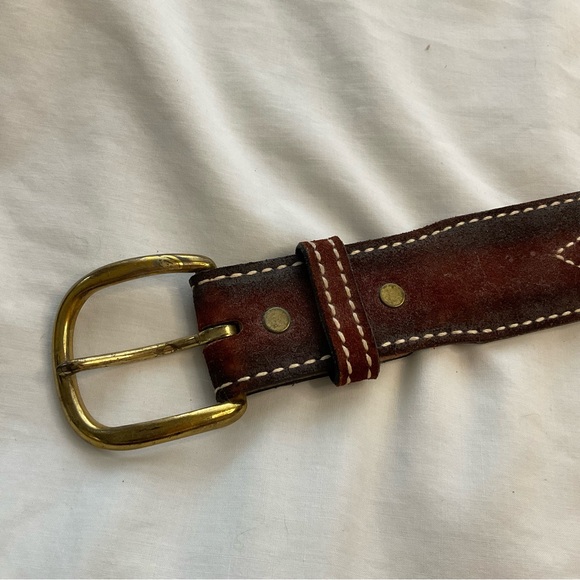Other - Brown Belt Split Cowhide/Bonded Lined Made in USA 36